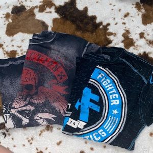 Affliction and American Fighter shirt bundle